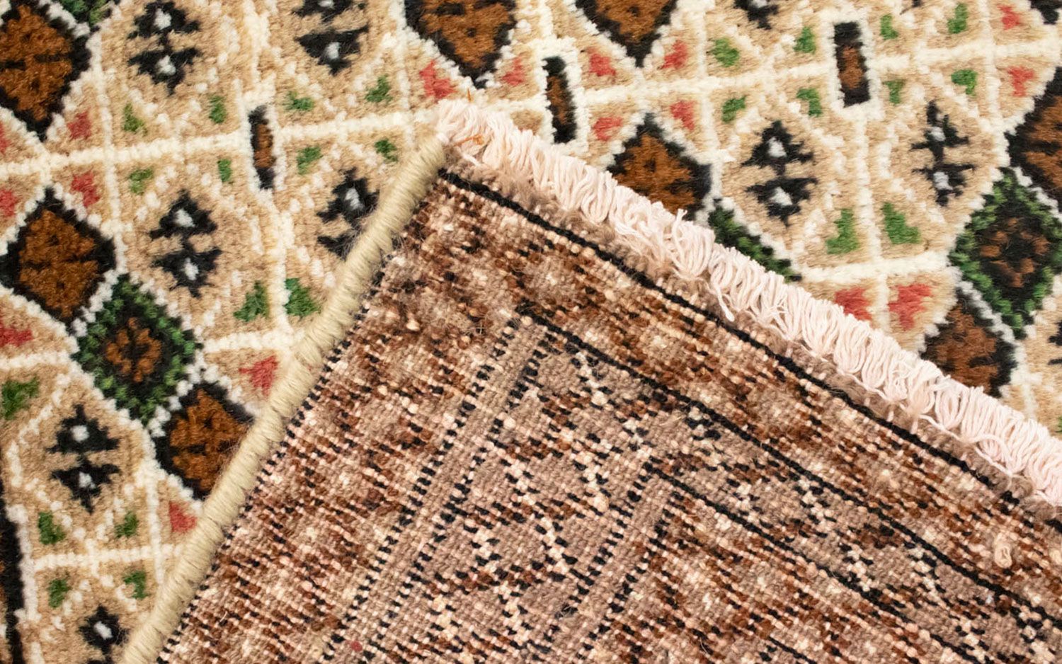 Tappeto Turkaman - 130 x 60 cm - beige