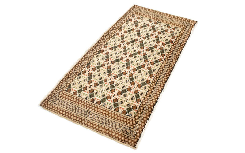 Tappeto Turkaman - 130 x 60 cm - beige
