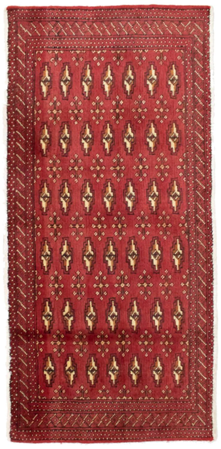 Tappeto Turkaman - 130 x 60 cm - rosso
