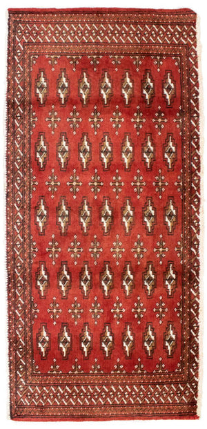 Tappeto Turkaman - 130 x 60 cm - ruggine