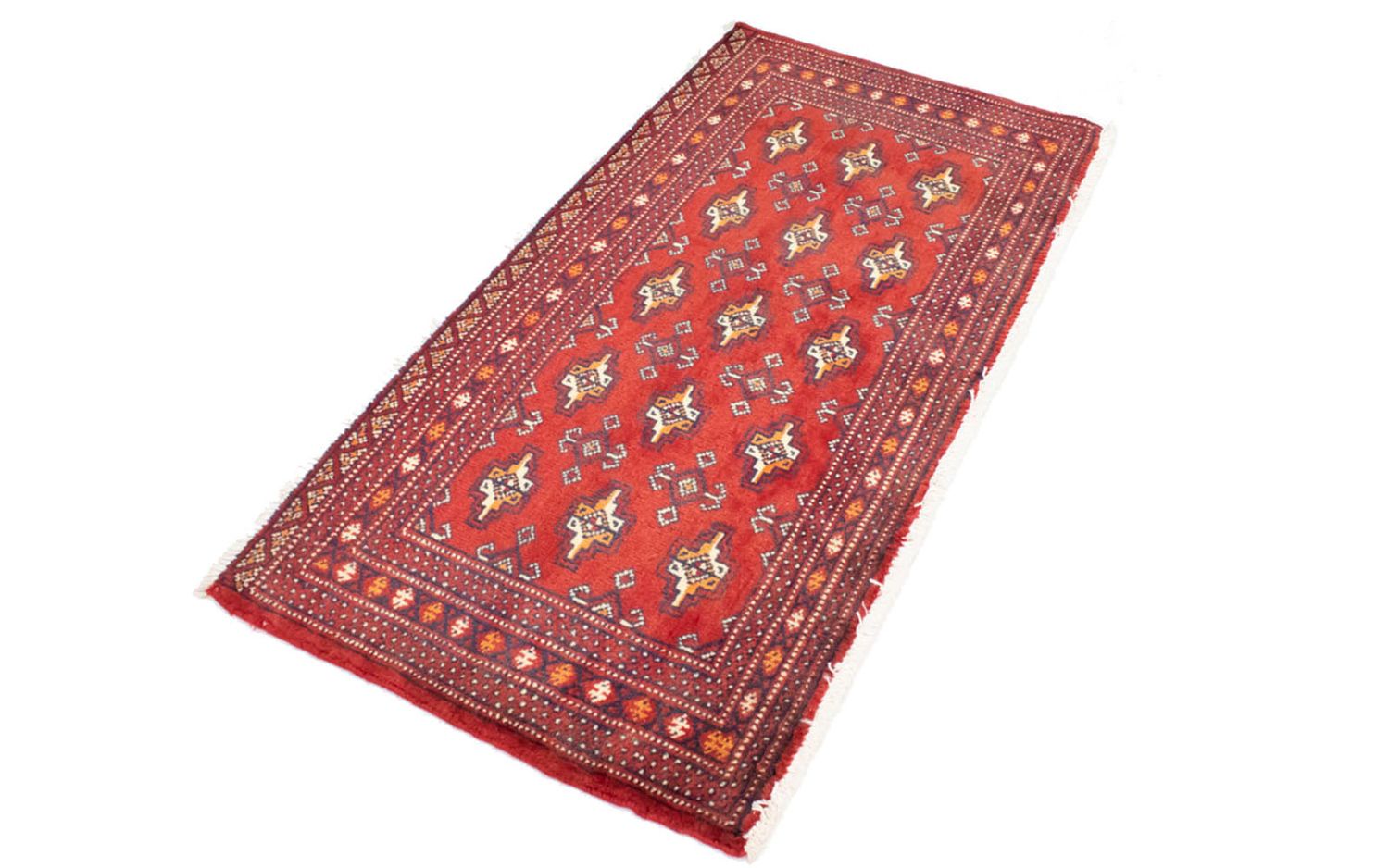 Tappeto Turkaman - 130 x 60 cm - rosso