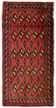 Tappeto Turkaman 130x60cm - Tappeto persiano