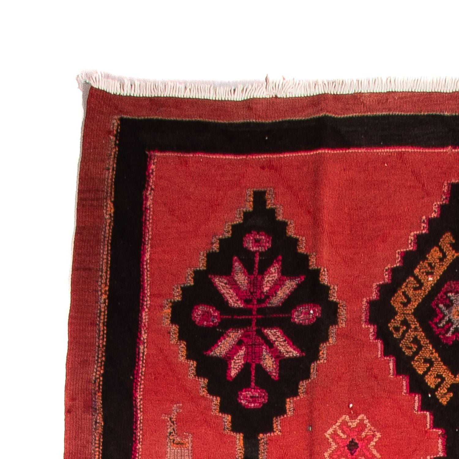 Tappeto corsia Tappeto Kelim - Vecchio - 400 x 140 cm - multicolore