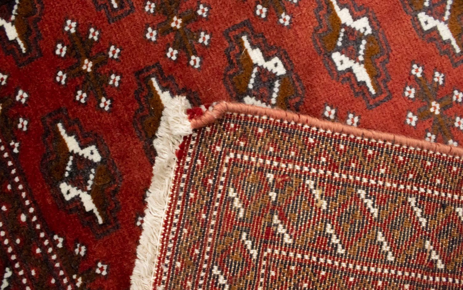 Tappeto Turkaman - 130 x 60 cm - rosso