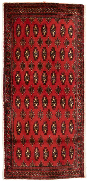 Tappeto Turkaman - 130 x 60 cm - rosso