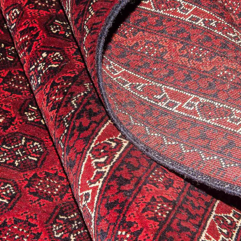 Tappeto afgano - Bukhara - 301 x 197 cm - rosso