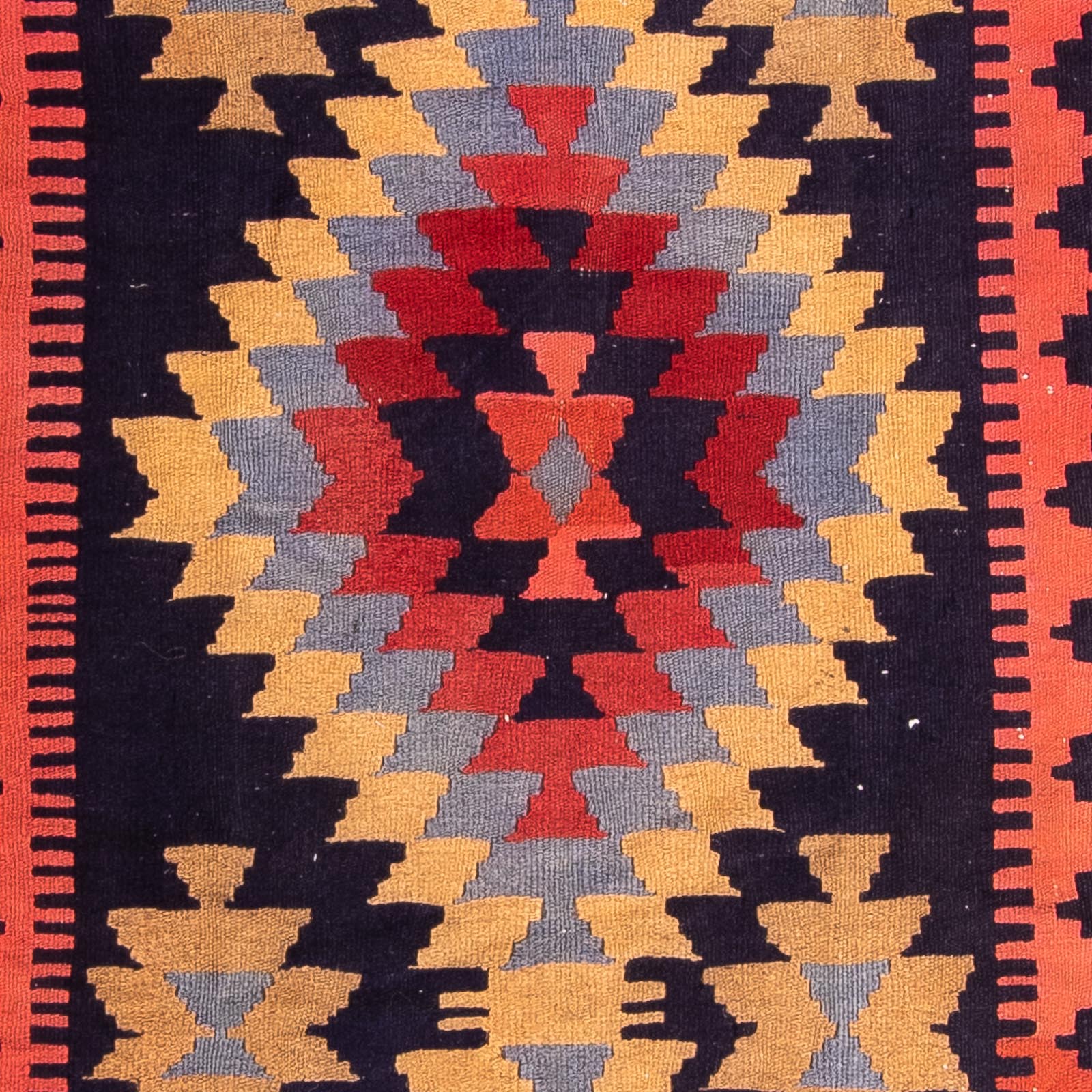 Tappeto corsia Tappeto Kelim - Vecchio - 295 x 135 cm - multicolore