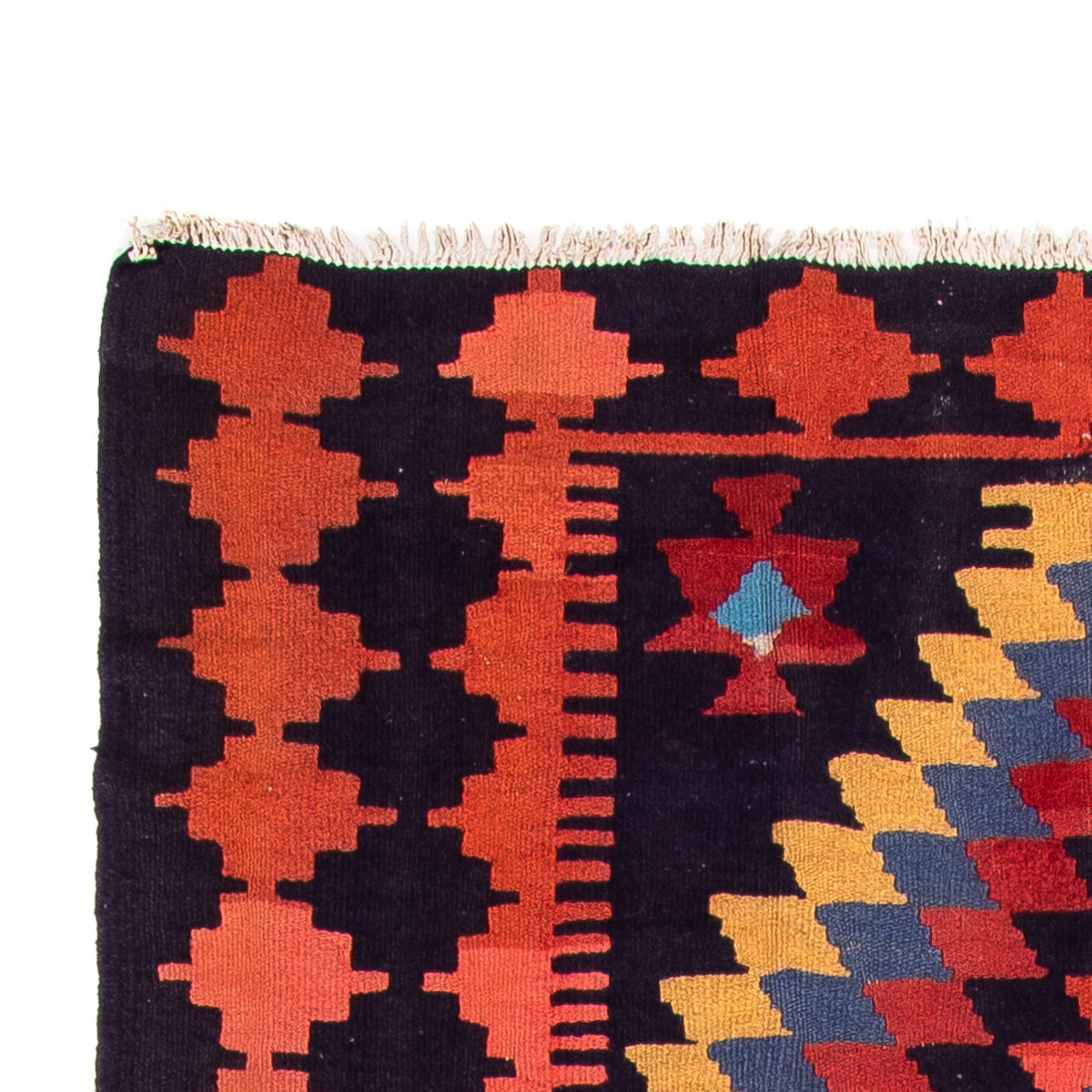 Tappeto corsia Tappeto Kelim - Vecchio - 295 x 135 cm - multicolore