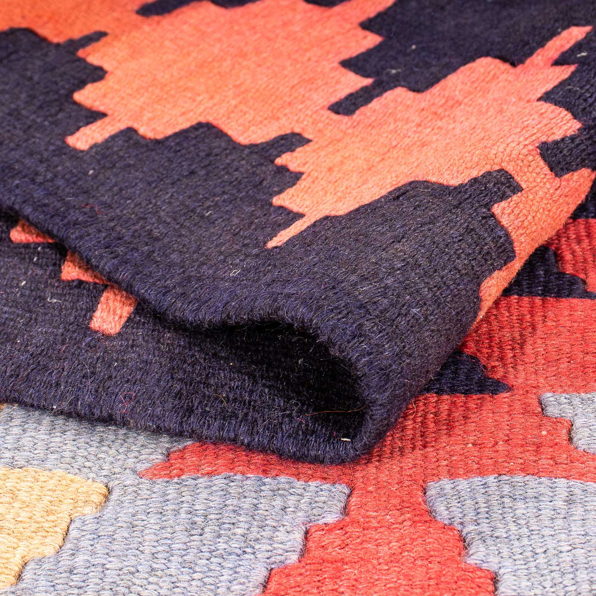 Tappeto corsia Tappeto Kelim - Vecchio - 295 x 135 cm - multicolore