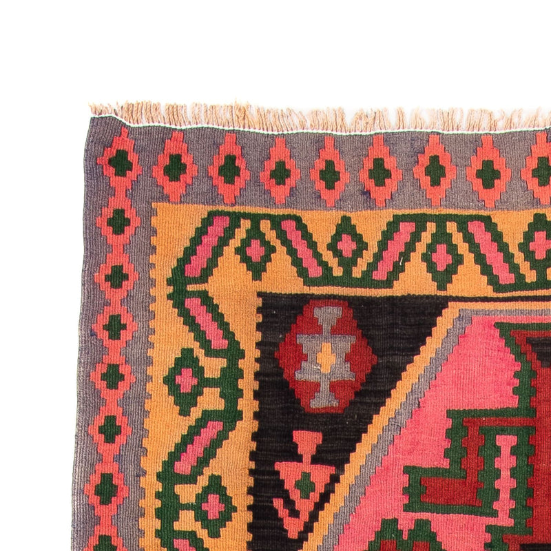 Tappeto corsia Tappeto Kelim - Vecchio - 340 x 150 cm - multicolore