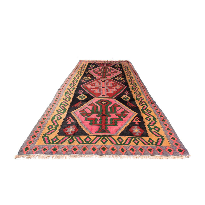 Tappeto corsia Tappeto Kelim - Vecchio - 340 x 150 cm - multicolore