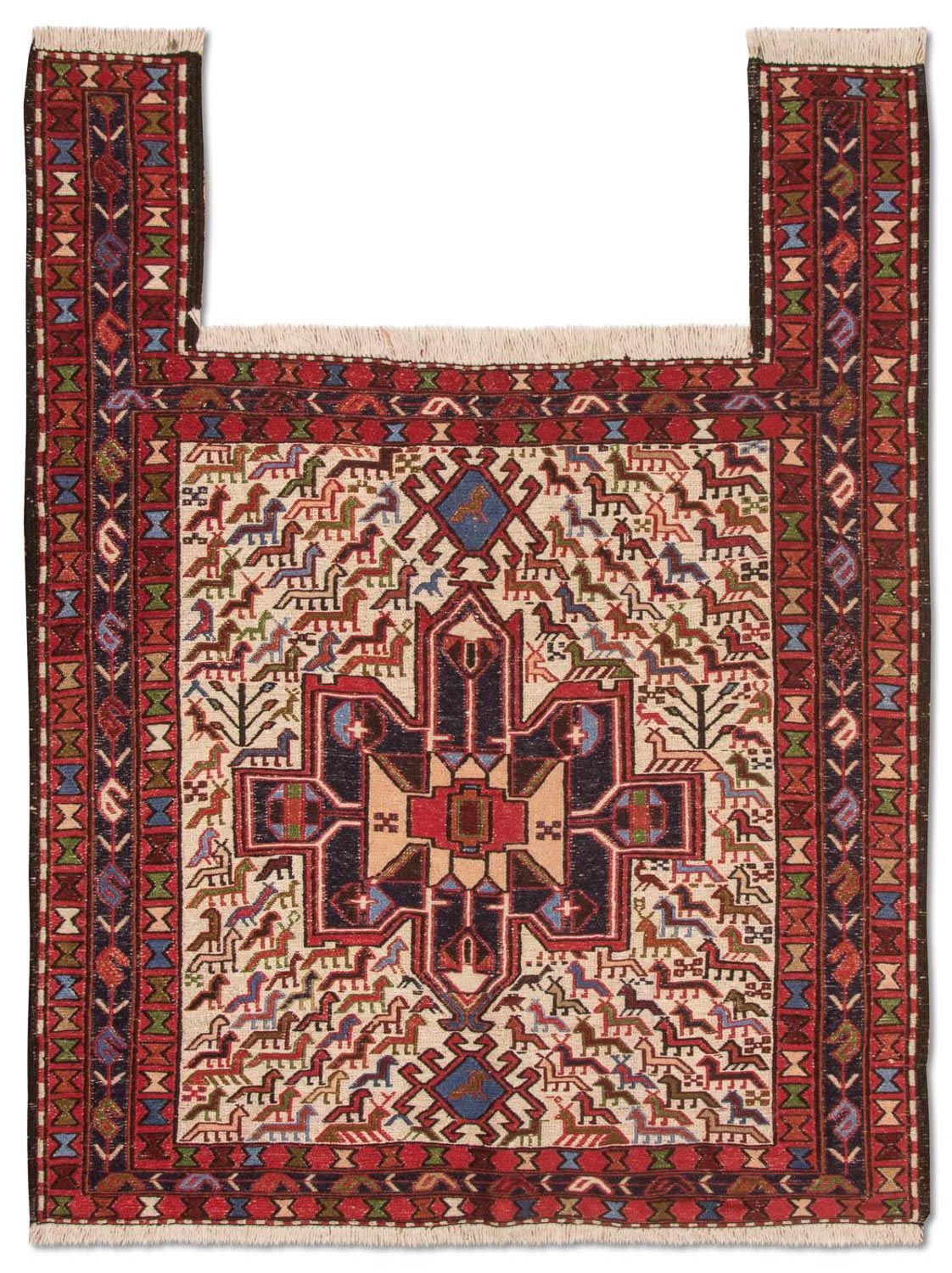 Tappeto Kelim - Orientale quadrato  - 99 x 95 cm - beige
