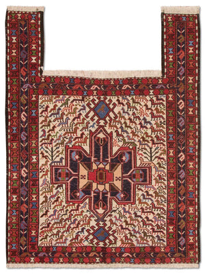 Tappeto Kelim - Orientale quadrato  - 99 x 95 cm - beige