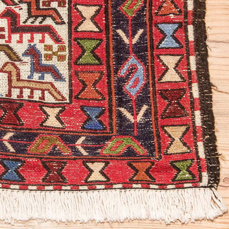 Tappeto Kelim - Orientale quadrato  - 99 x 95 cm - beige