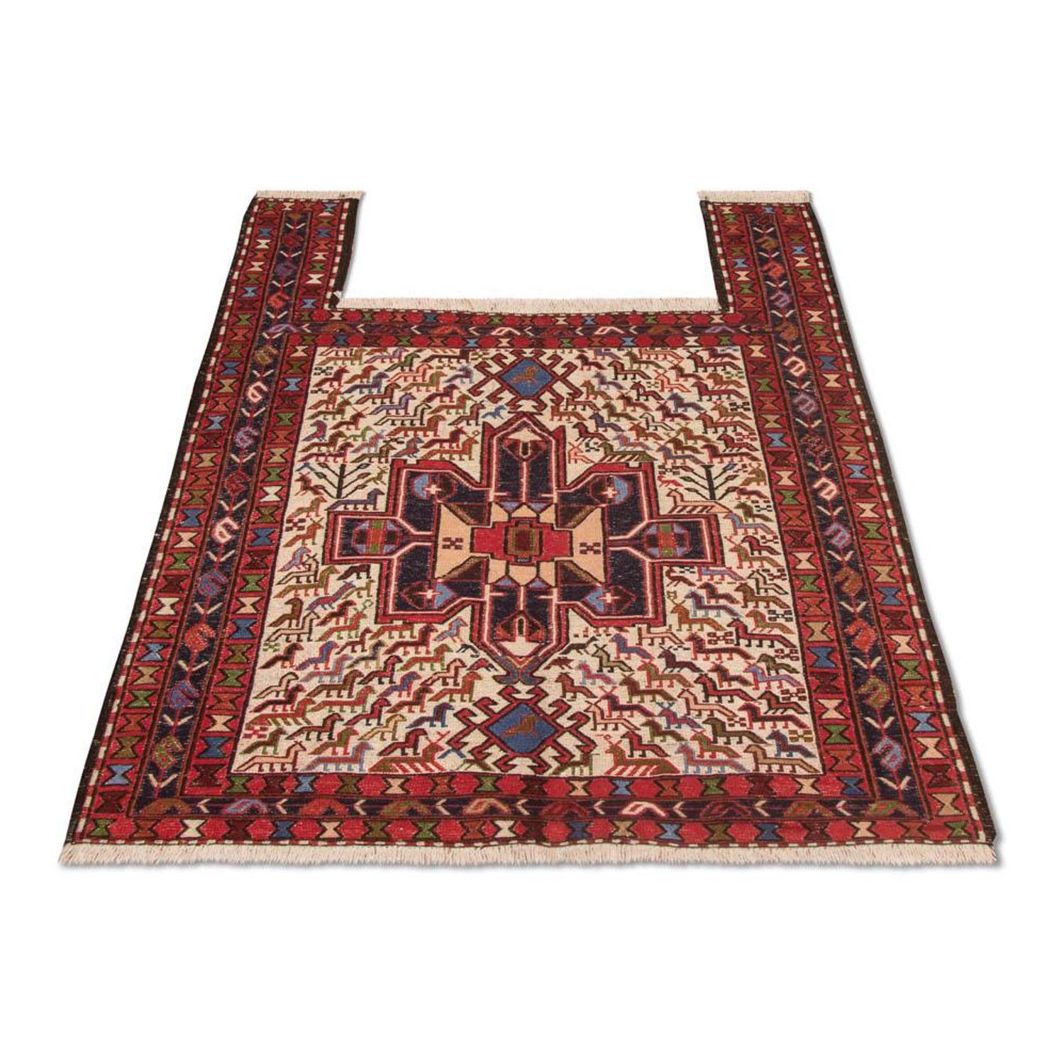 Tappeto Kelim - Orientale quadrato  - 99 x 95 cm - beige