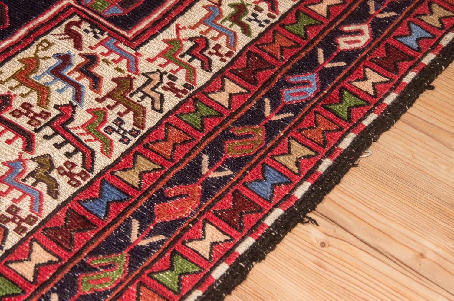 Tappeto Kelim - Orientale quadrato  - 99 x 95 cm - beige