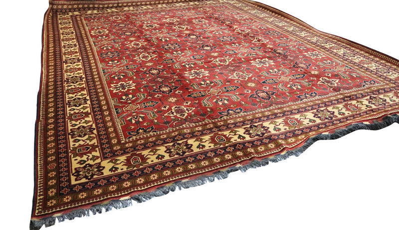 Tappeto afgano - Hatschlu - 492 x 401 cm - rosso