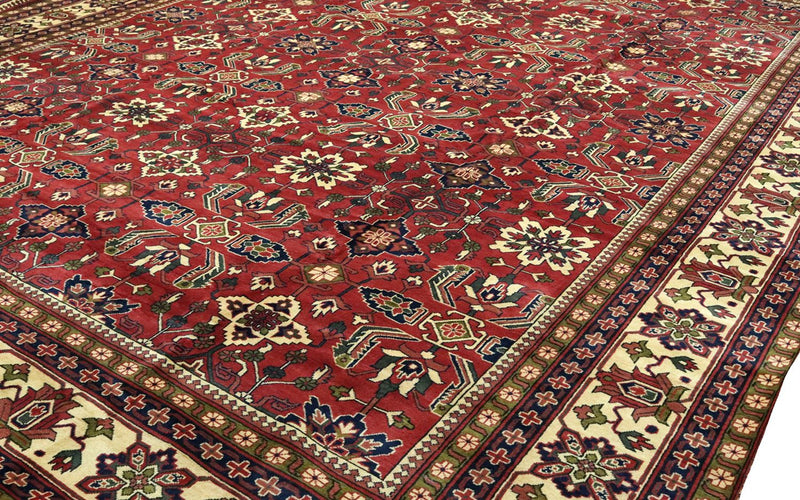 Tappeto afgano - Hatschlu - 492 x 401 cm - rosso