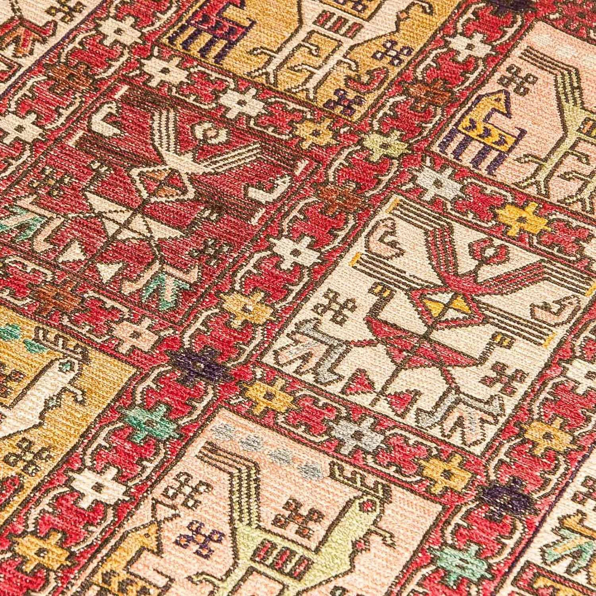 Tappeto Kelim - Orientale - 97 x 75 cm - rosso