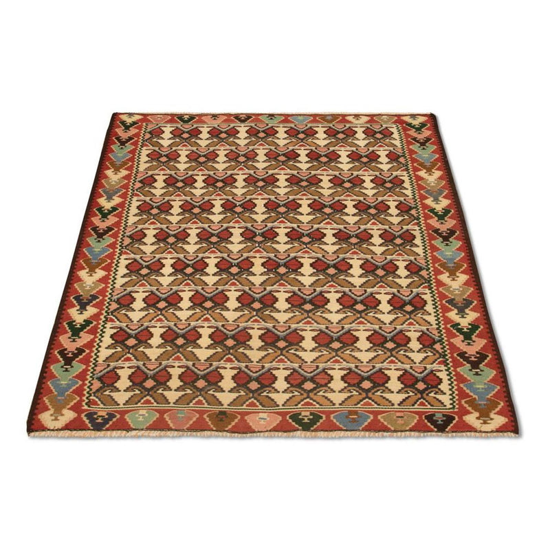 Tappeto Kelim - Vecchio - 143 x 119 cm - beige