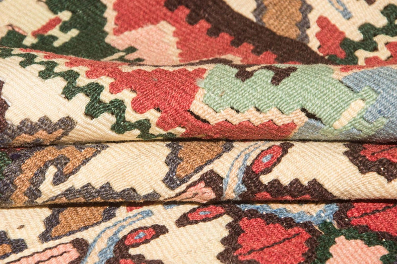 Tappeto Kelim - Vecchio - 143 x 119 cm - beige