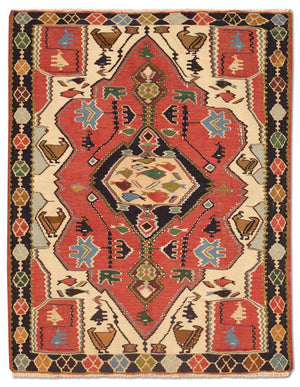 Tappeto Kelim - Orientale - 147 x 112 cm - rosso