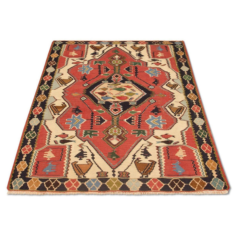 Tappeto Kelim - Orientale - 147 x 112 cm - rosso