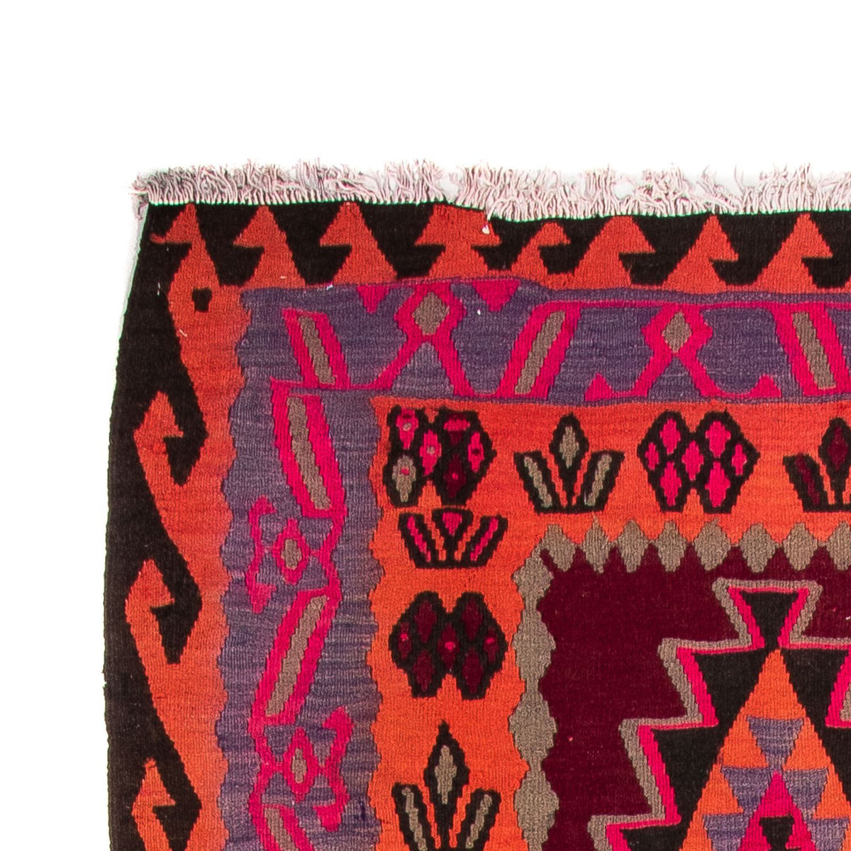 Tappeto corsia Tappeto Kelim - Vecchio - 390 x 141 cm - multicolore