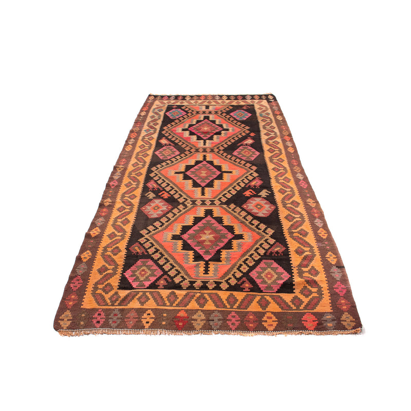 Tappeto corsia Tappeto Kelim - Vecchio - 320 x 150 cm - multicolore