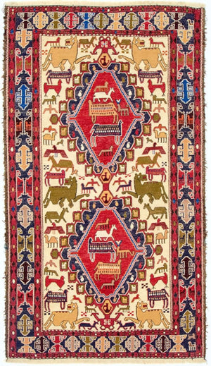 Tappeto Kelim - Orientale - 192 x 110 cm - beige
