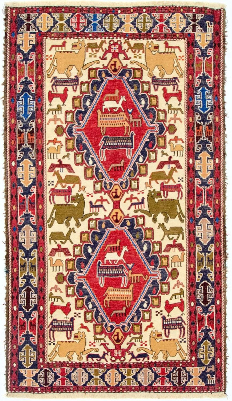 Tappeto Kelim - Orientale - 192 x 110 cm - beige
