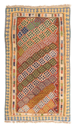 Tappeto Kelim - Vecchio - 220 x 130 cm - multicolore