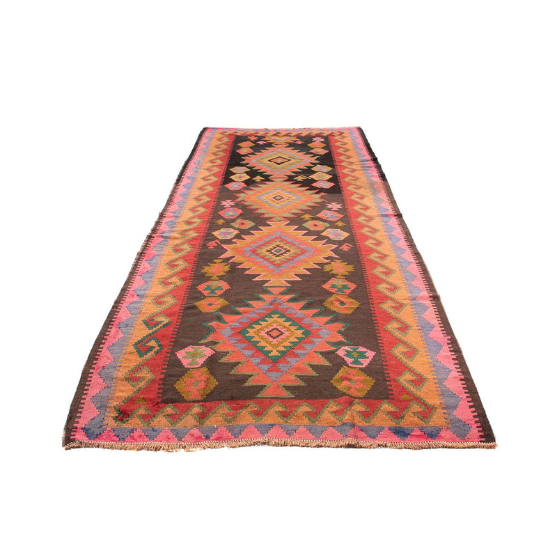 Tappeto corsia Tappeto Kelim - Vecchio - 330 x 155 cm - multicolore
