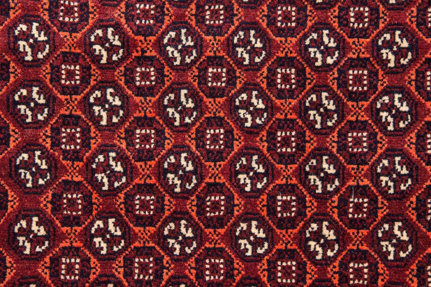 Tappeto corsia Tappeto afgano - Bukhara - 292 x 86 cm - rosso