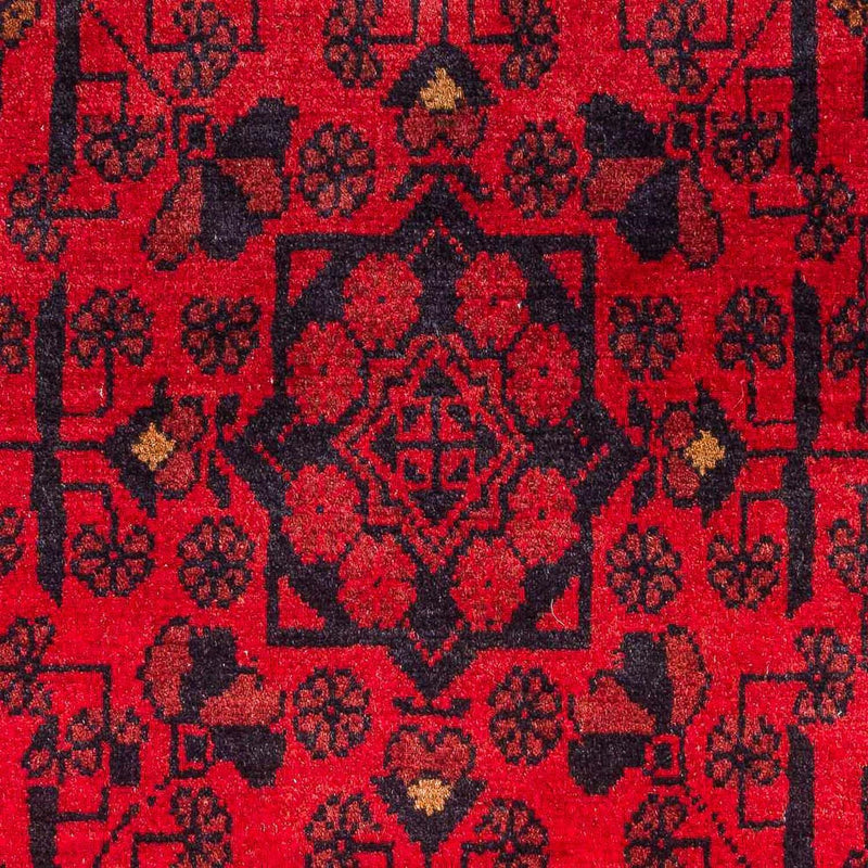 Tappeto afgano - Kunduz - 189 x 116 cm - rosso