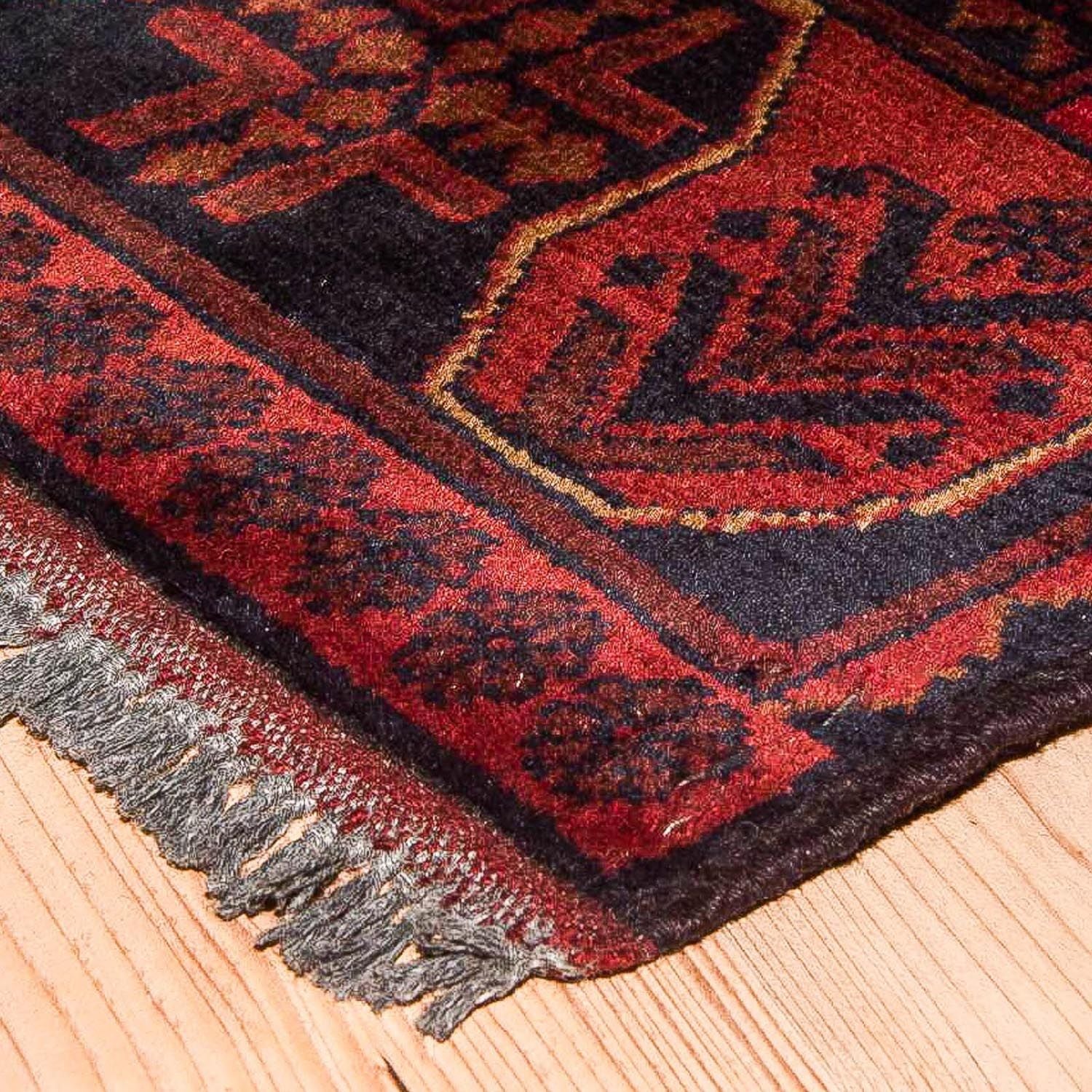 Tappeto afgano - Kunduz - 189 x 116 cm - rosso