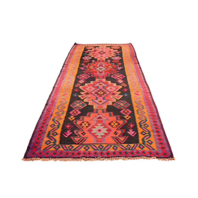 Tappeto corsia Tappeto Kelim - Vecchio - 335 x 150 cm - multicolore
