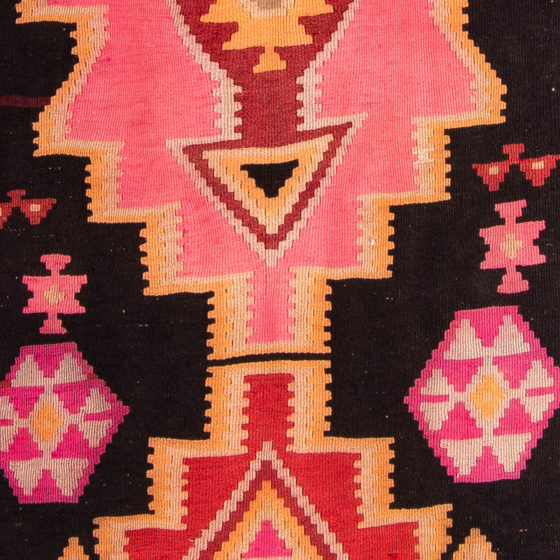 Tappeto corsia Tappeto Kelim - Vecchio - 330 x 150 cm - multicolore