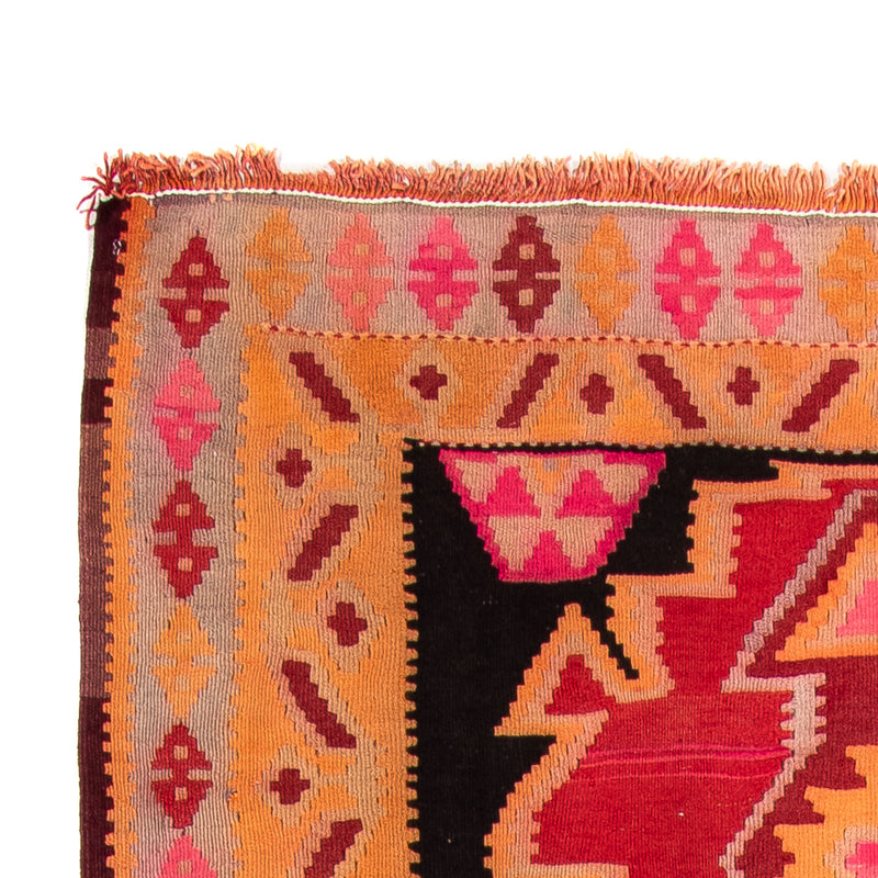 Tappeto corsia Tappeto Kelim - Vecchio - 330 x 150 cm - multicolore