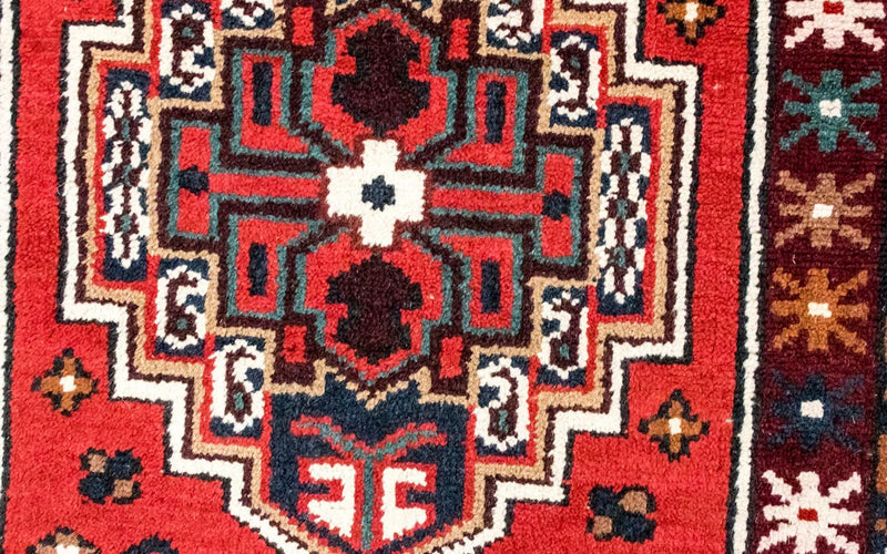Tappeto orientale - 160 x 90 cm - rosso