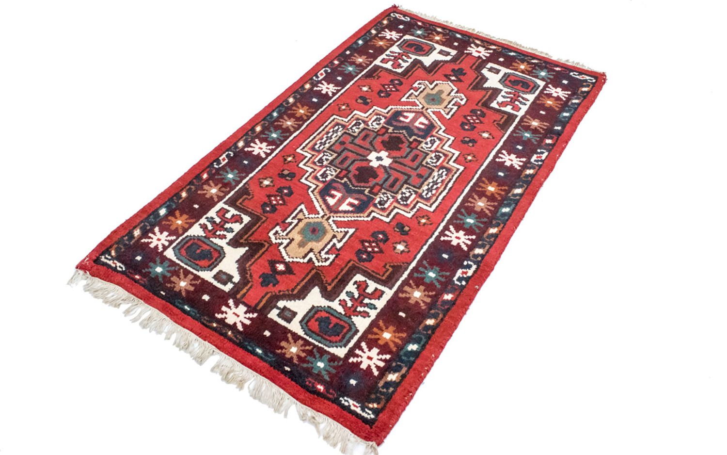 Tappeto orientale - 160 x 90 cm - rosso