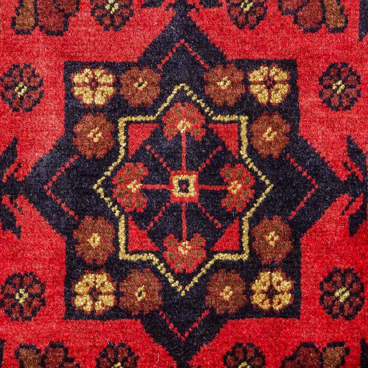 Tappeto afgano - Kunduz - 196 x 124 cm - rosso