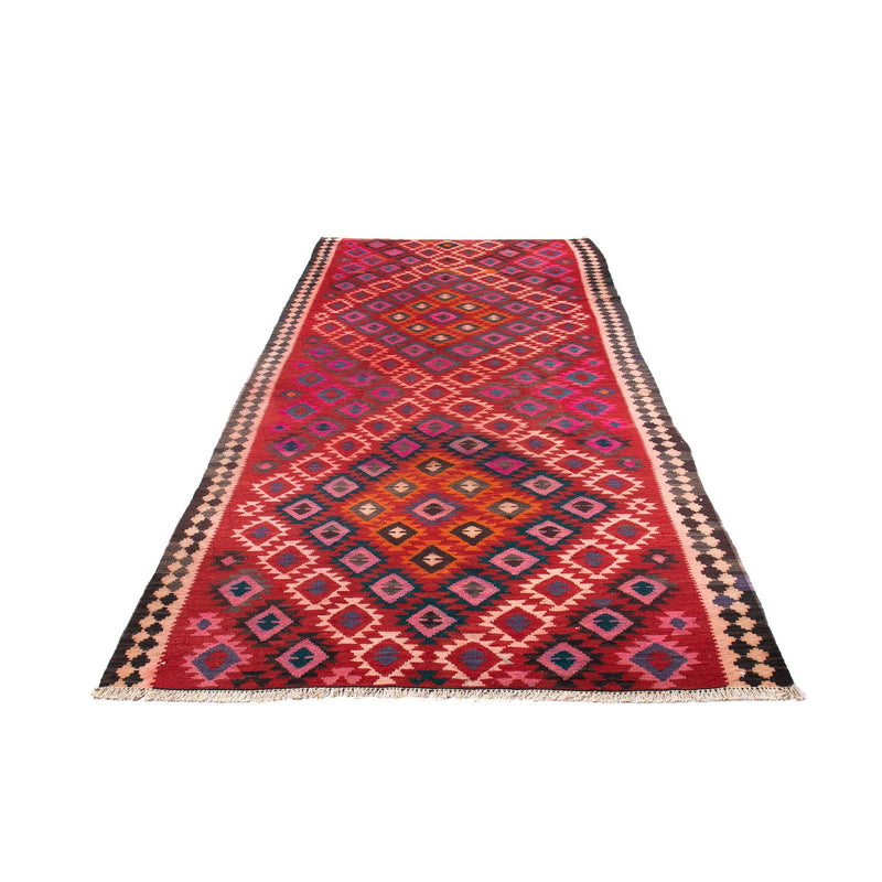 Tappeto corsia Tappeto Kelim - Vecchio - 350 x 150 cm - multicolore