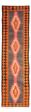 Tappeto corsia Tappeto Kelim - Vecchio - 340 x 100 cm - multicolore