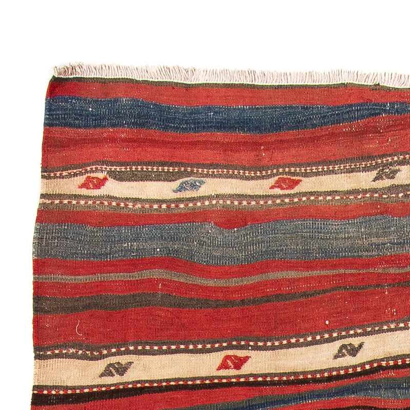 Tappeto corsia Tappeto Kelim - Vecchio - 250 x 140 cm - multicolore