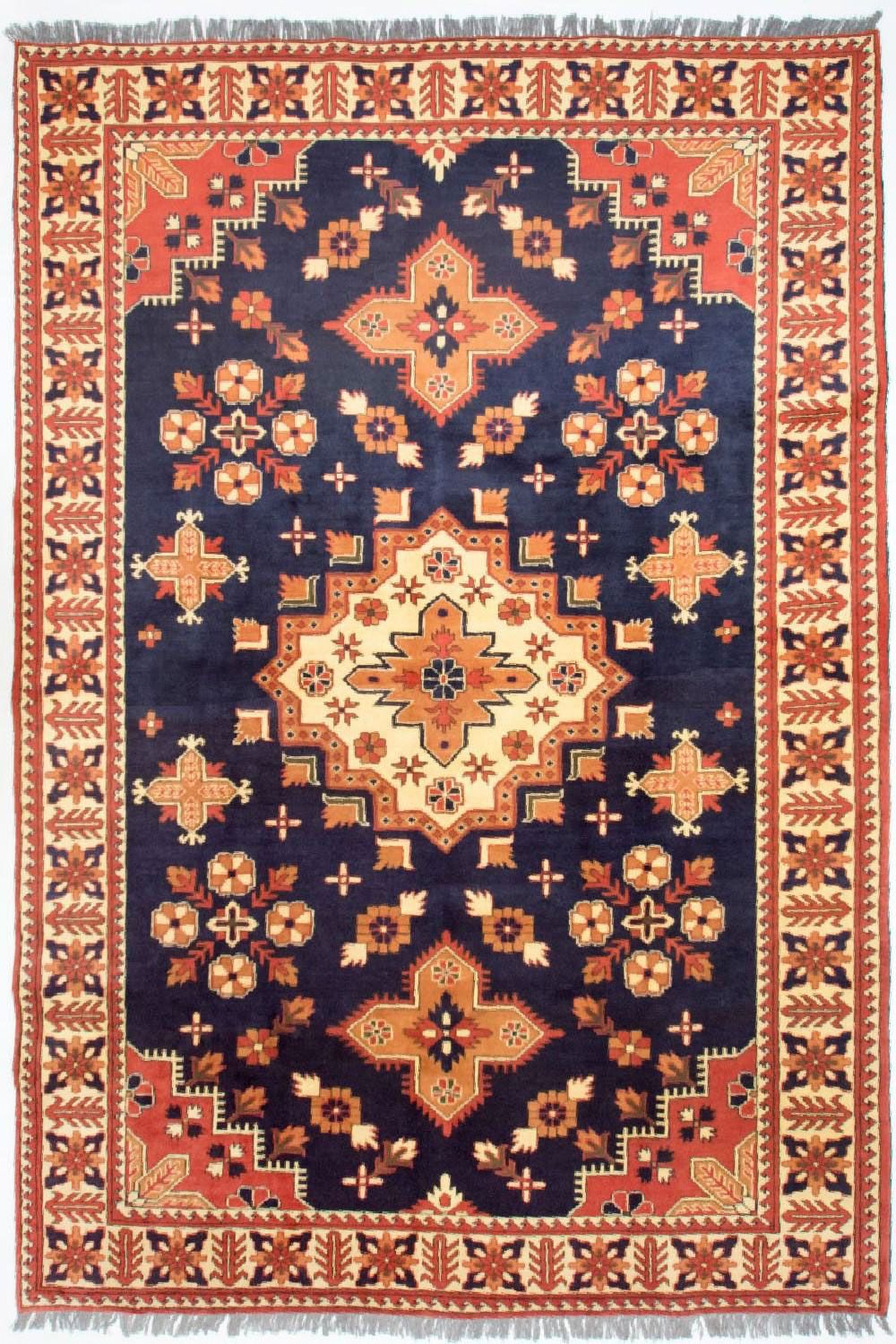 Tappeto afgano - Hatschlu - 261 x 207 cm - blu