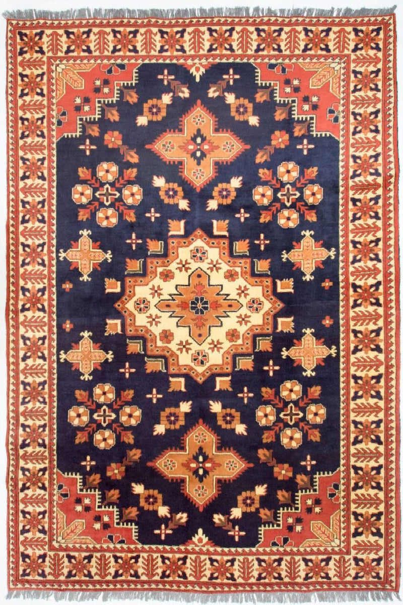 Tappeto afgano - Hatschlu - 261 x 207 cm - blu