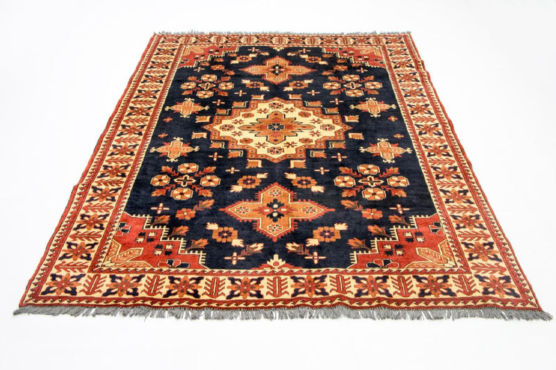 Tappeto afgano - Hatschlu - 261 x 207 cm - blu