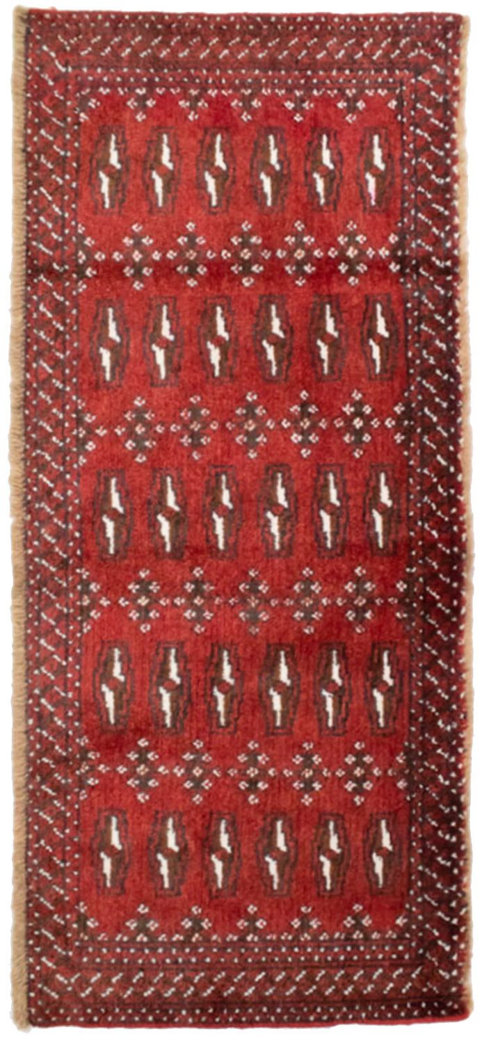 Tappeto Turkaman - 130 x 60 cm - rosso
