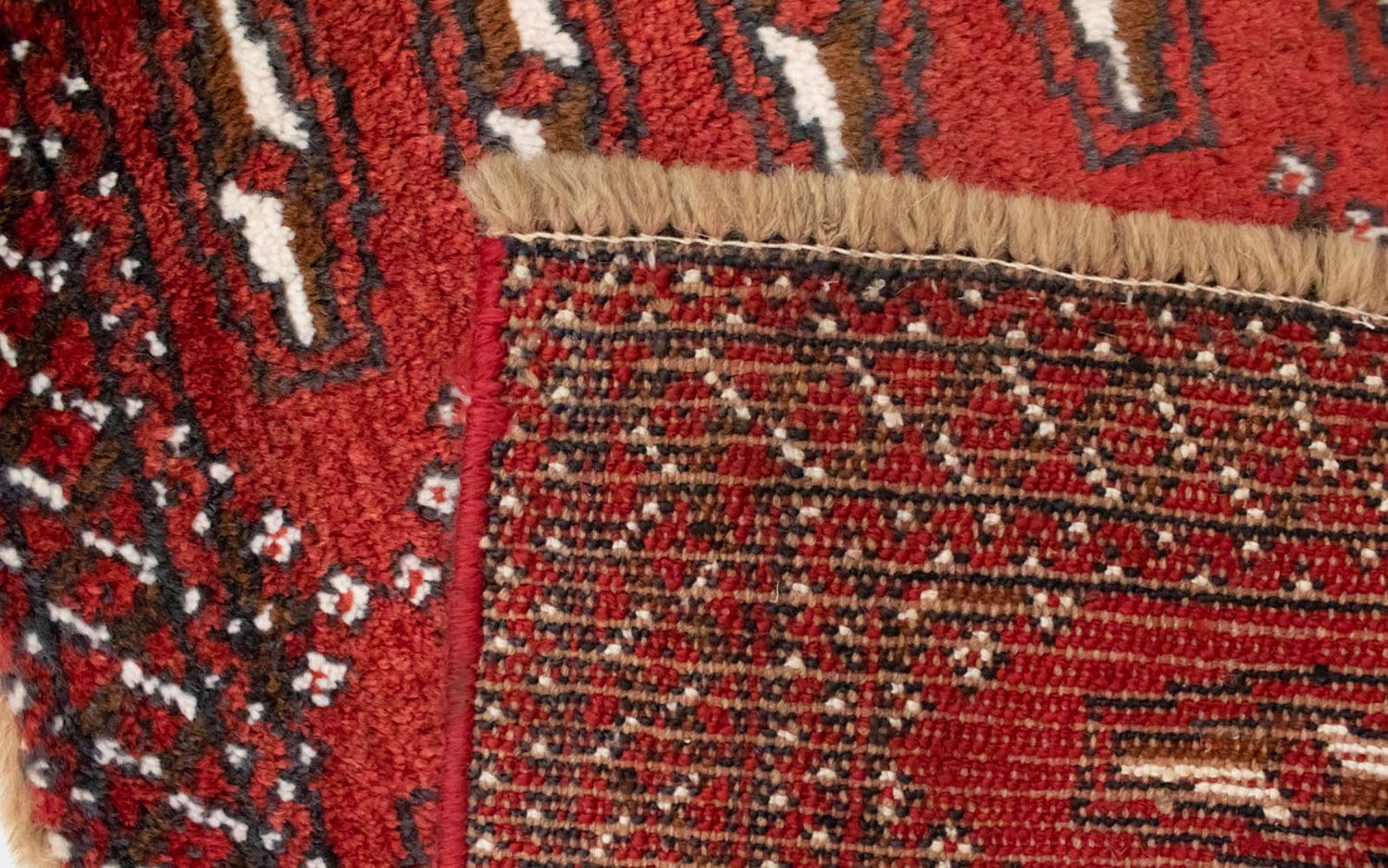 Tappeto Turkaman - 130 x 60 cm - rosso
